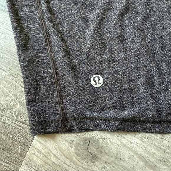 Lululemon Hot Like Agni Racerback Tank Tie Back Heathered Black - Picture 9 of 10